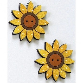 Декоративные пуговицы Цветы AURORA AU-B4378 Декоративные пуговицы Цветы AURORA AU-B4378