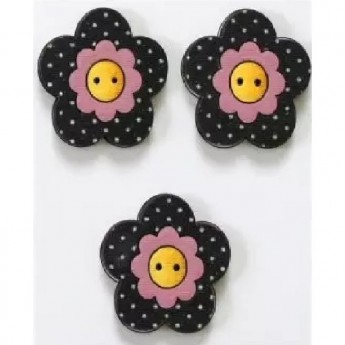 Декоративные пуговицы Цветы AURORA AU-B4381 Декоративные пуговицы Цветы AURORA AU-B4381