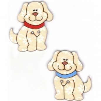 Декоративные пуговицы Собаки AURORA AU-B4813 Декоративные пуговицы Собаки AURORA AU-B4813