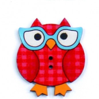 Декоративные пуговицы Сова AURORA AU-B4540 Декоративные пуговицы Сова AURORA AU-B4540