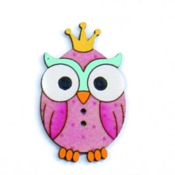 Декоративные пуговицы Сова AURORA AU-B4541 Декоративные пуговицы Сова AURORA AU-B4541