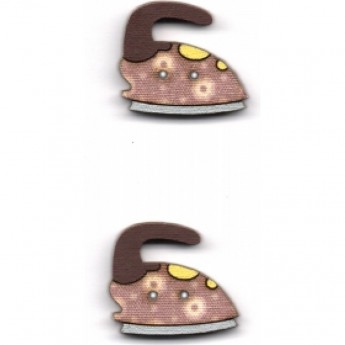 Декоративные пуговицы Утюги AURORA AU-B49845 Декоративные пуговицы Утюги AURORA AU-B49845