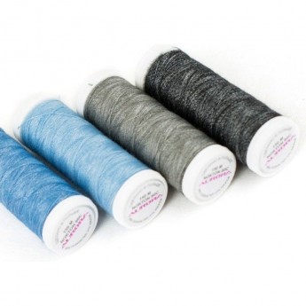 Нитки швейные двухцветные для джинсы AURORA Nokton № 80C Нитки швейные двухцветные для джинсы AURORA Nokton № 80C